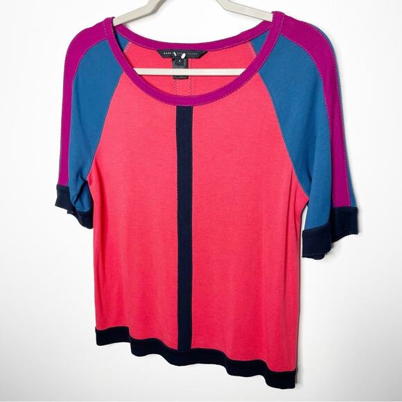 MARC BY MARC JACOBS Colorblock Top Size Small - Picture 2 of 4